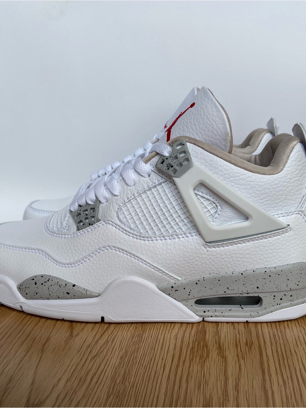 Air Jordan 4 Retro “White Oreo” Men’s High-Top Sneakers - Picture 3 of 5